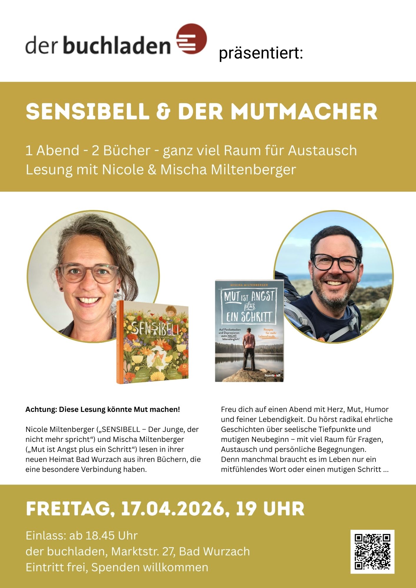 Lesung Bad Wurzach 17.4.